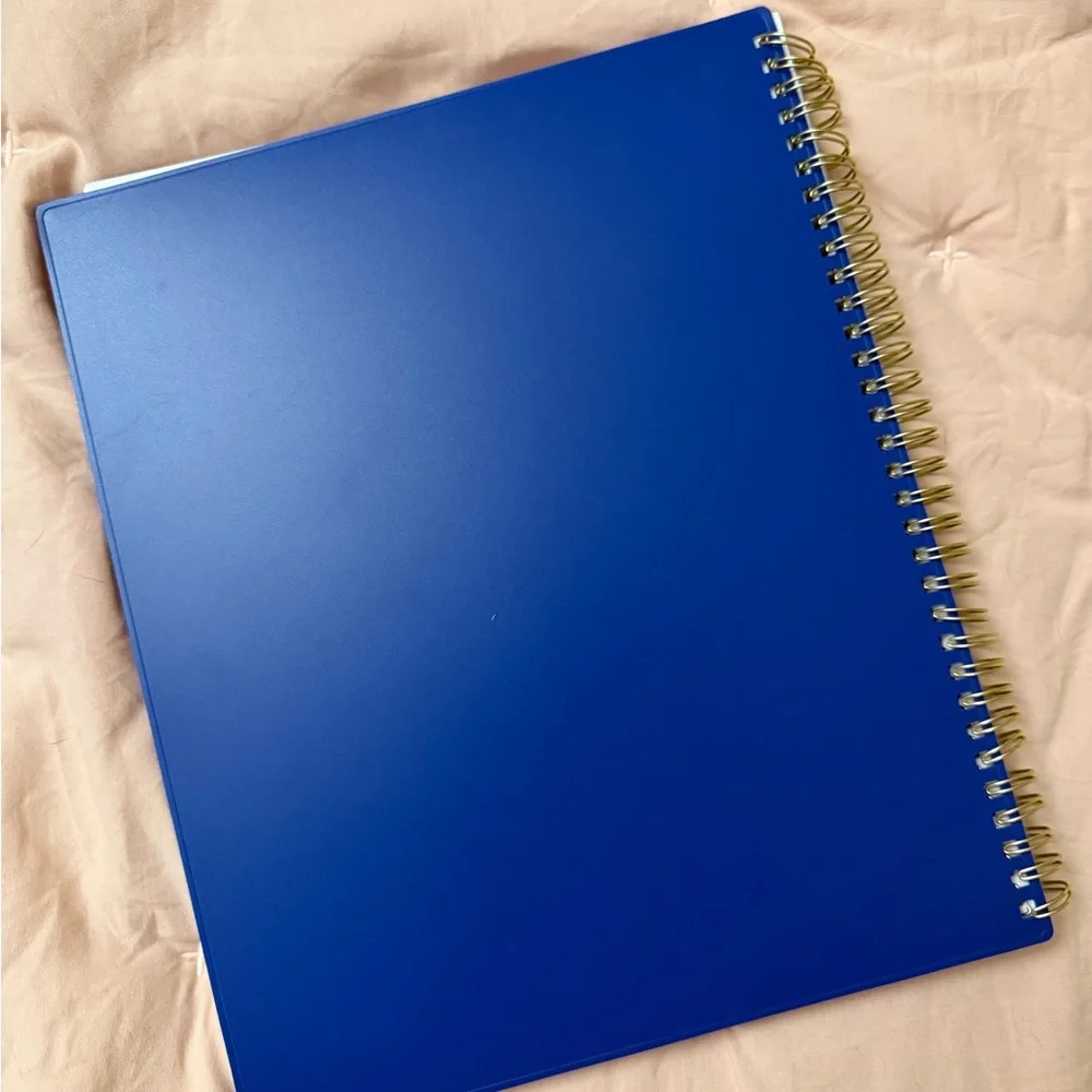 Blue Paisley Spiral Notebook